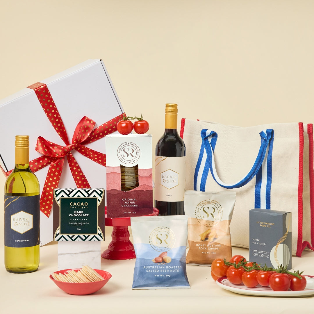 Double Wine Canvas Shopper