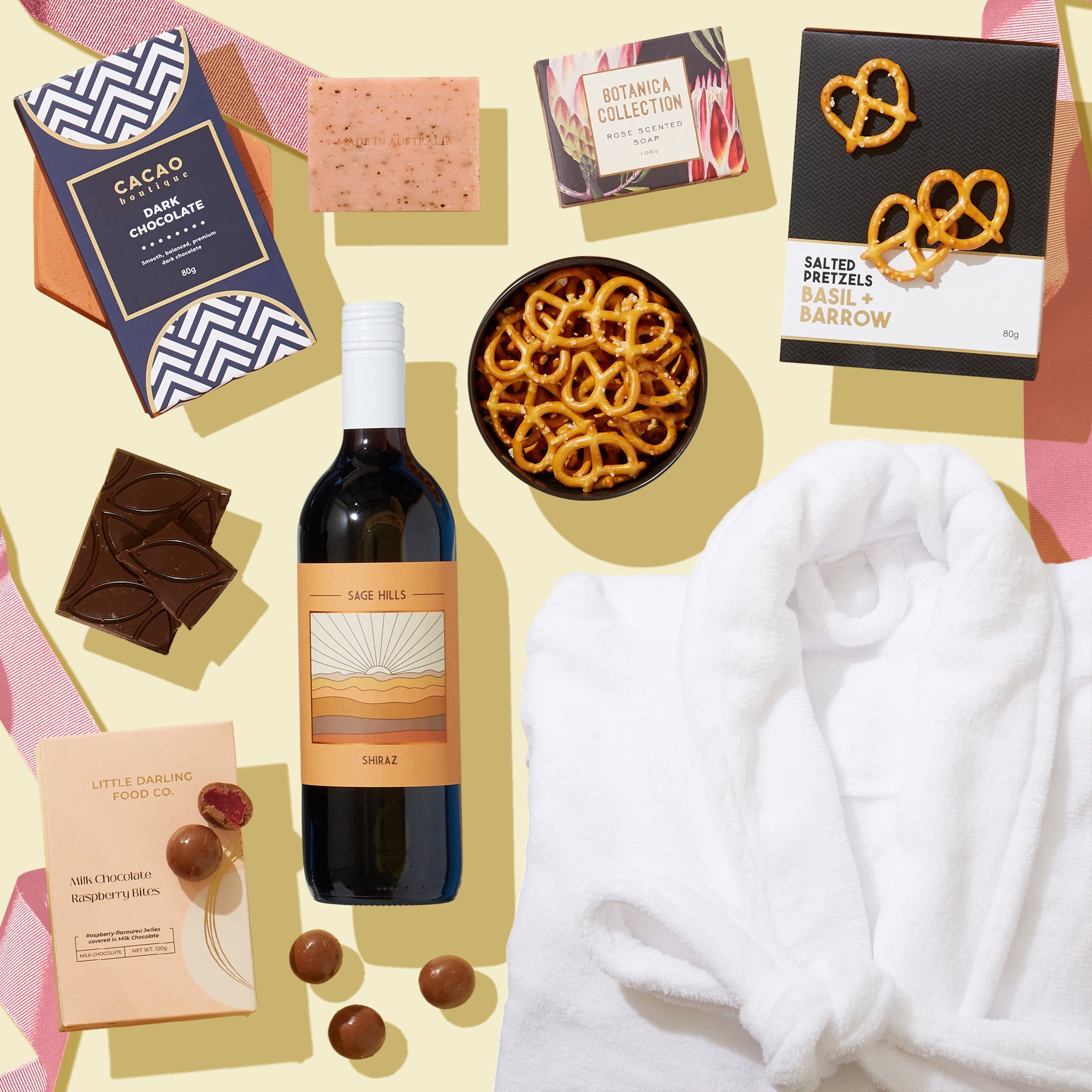 Mum’s Red Wine & Robe Hamper