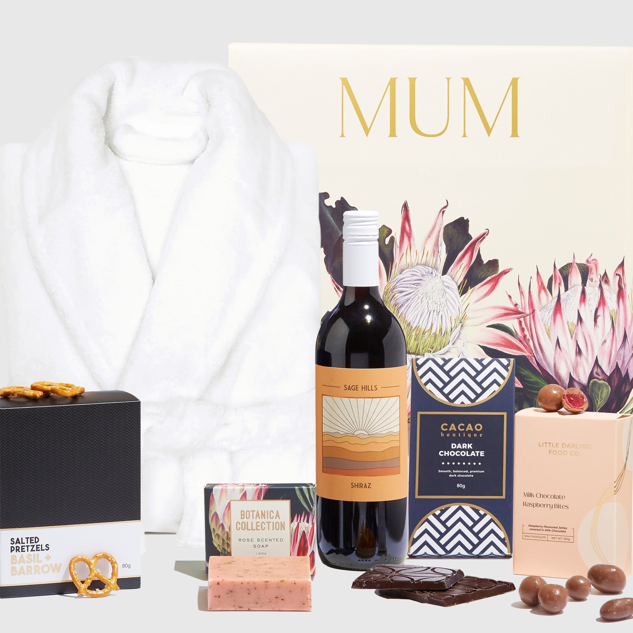 Mum’s Red Wine & Robe Hamper