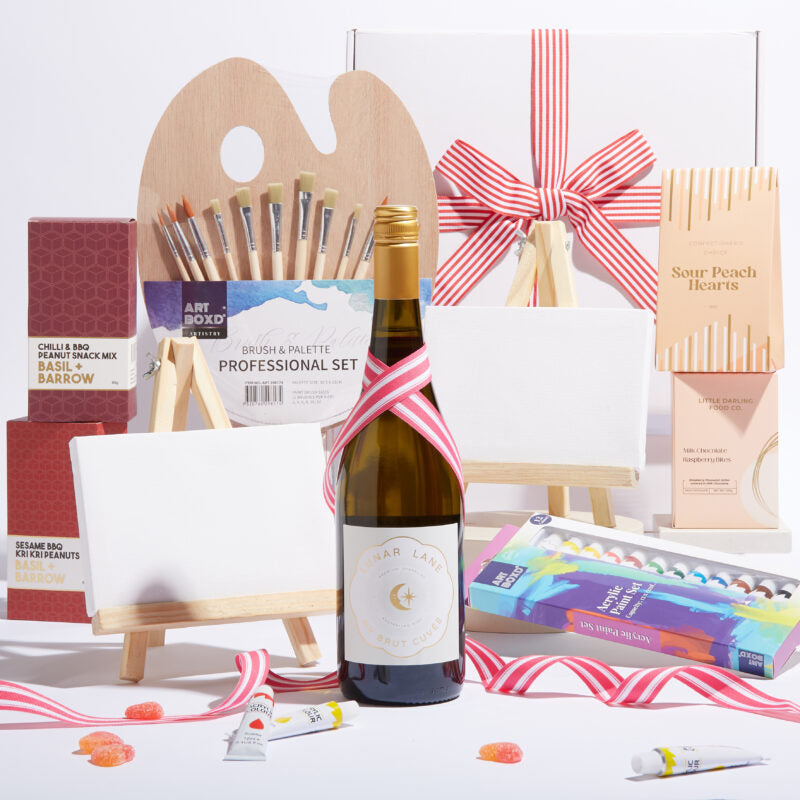 Sparkling Sip & Paint Gift Box