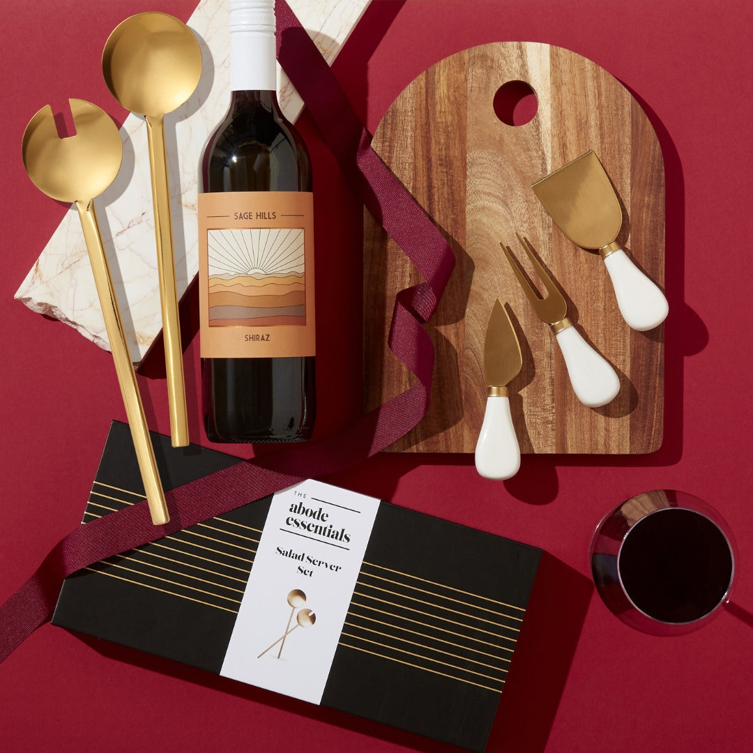 Welcome Home Cheeseboard & Red Wine