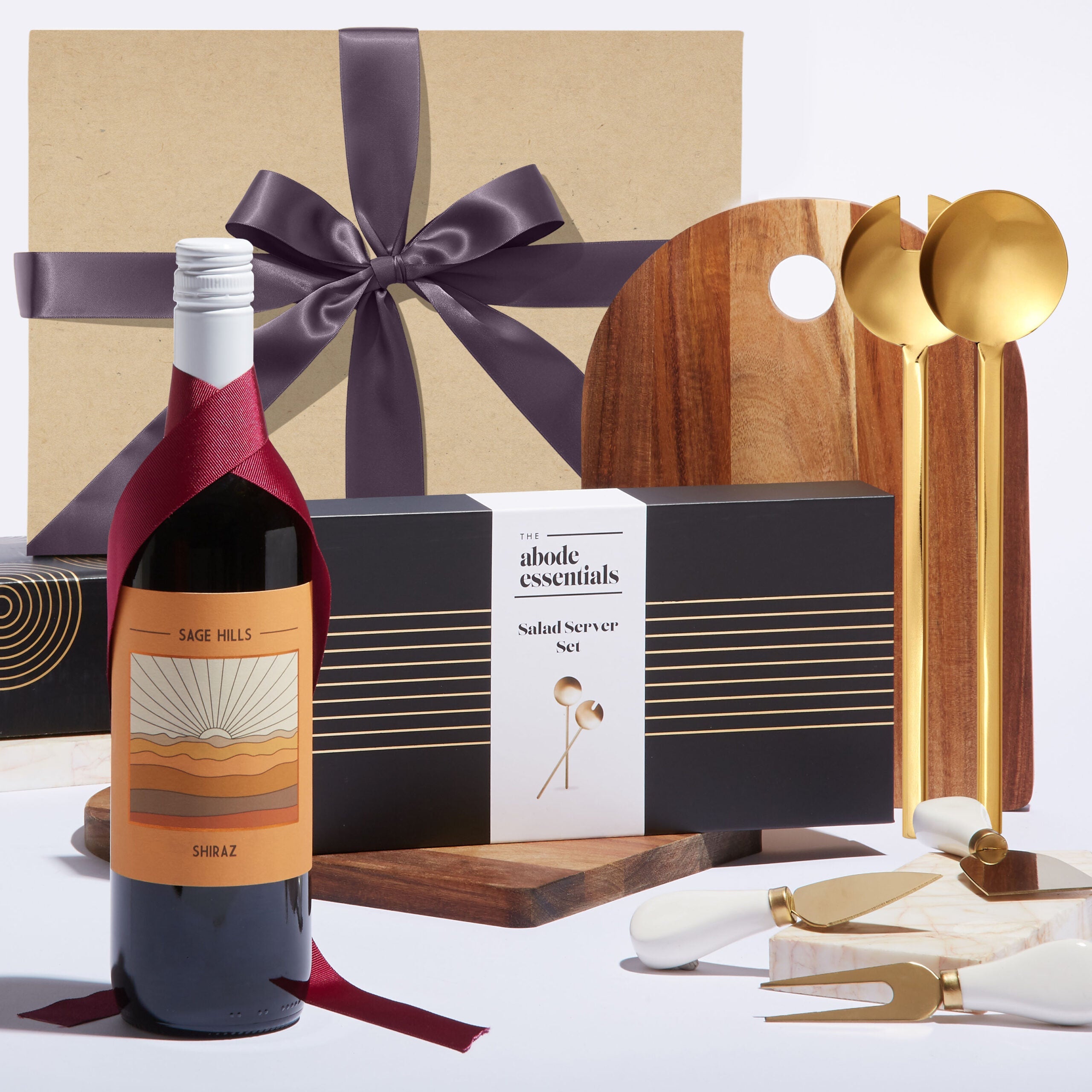 Welcome Home Cheeseboard & Red Wine