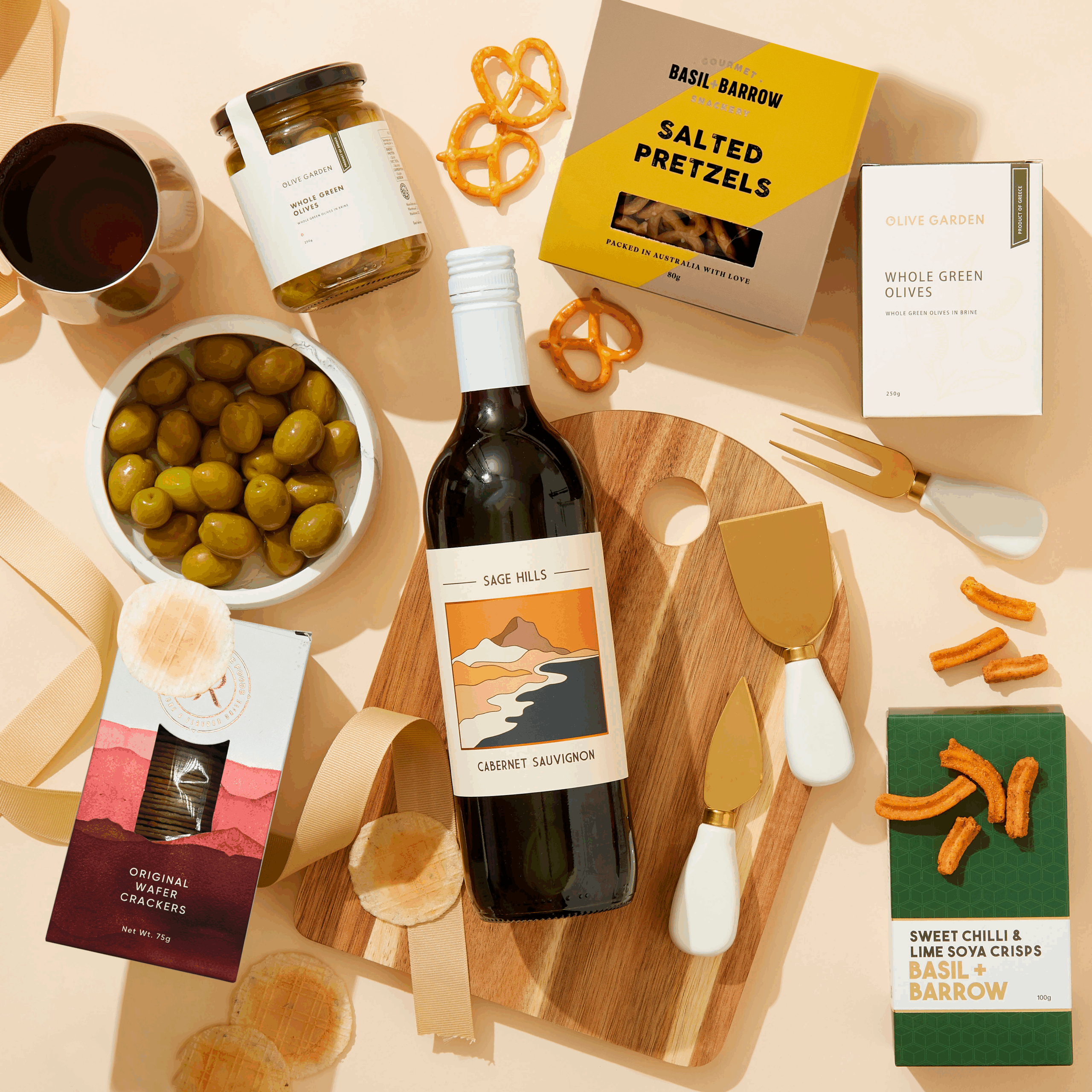 Wine & Antipasto Hamper